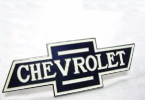 1914-1927 Chevrolet Large Bowtie Radiator Emblem Chevy '14-'27 3-3/4" x 1-1